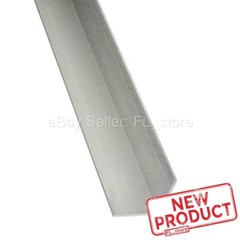 Aluminum Angle 1/8″ x 1-1/4″ x 4 Feet Length Unpolished Alloy 6061 90° Stock NEW