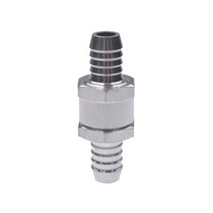 2pcs 12mm 1/2″ Fuel Non-Return One Way Check Valve Petrol Diesel Oil Aluminum