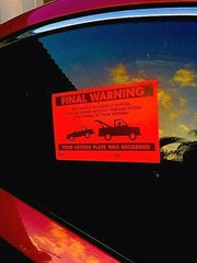 PACK OF 50 (REAL) ⭐FULL SIZE!⭐ NO ILLEGAL PARKING WARNING TOW VIOLATION STICKERS