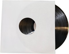 500 – Pack White Paper Vinyl 45 RPM Record Inner Sleeves 7-Inch LP Album