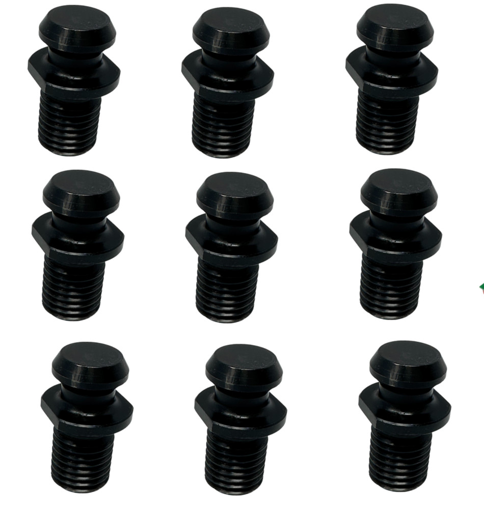 Lot of 9 – Generic Does Not Apply – Retention Knob/Pull Stud 2.29″ L 0.98″ Head