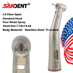 Dental 1:5 Optic LED Contra Angle Increasing Handpiece Fit NSK Electric Motor
