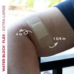 Band-Aid Brand Water Block Flex 100% Waterproof Adhesive Bandages for 7 Count
