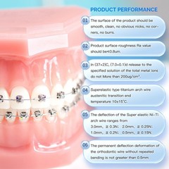 AZDENT Dental Ortho Super Elastic NiTi Archwire Round Square/Ovoid/Natural