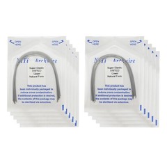 100pcs Dental Orthodontic Niti Arch Wire Natural Form Arches Round Rectangular
