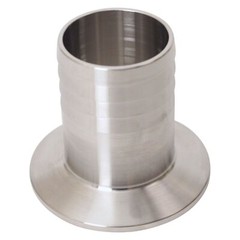 Rubber Hose Barb Adapter | Tri Clamp 2 inch x 1.5 in. – Stainless Steel SS304