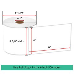 For all Direct Thermal Printing Label Printer Zebra Datamax Eltron Thermal Paper