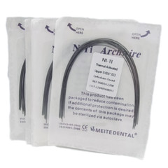 Alambre de Arco Rectangular Niti Activado Térmicamente para Ortodoncia