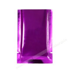 100 Black Red Blue Rose Pink Kraft Glossy Foil Open Top Pouch w/ Tear Notch M42