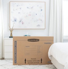 Bankers Box Large, Up to 55″ TV/Picture/Mirror, Moving Box 4 Pack, 48″ x 4″ x 33