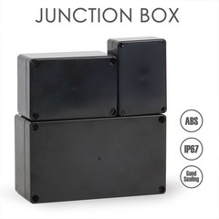 Waterproof Black Plastic Project Enclosure DIY Electrical Junction Box Dustproof