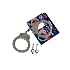 Smith & Wesson 350103 Model 100 Chain-Linked Handcuffs & Keys M100 Cuffs, Nickel