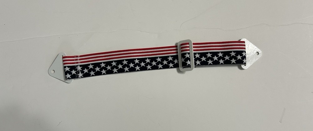 Wendy’s Pancake Welding Hood/Shield, Strap, Stars and Stripes Blue
