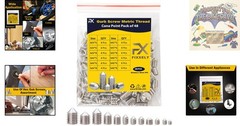 48 Pcs Assorted M3-M6 Hex Head Set Screws – Durable Stainless Steel Grub Screws