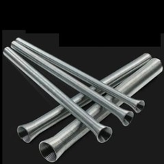 5pcs ≈21cm Spring Bending Tube Pipe Bender 1/4″ 5/16″ 3/8″ 1/2″ 5/8″ Silver Set
