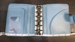 Print Pression Pocket Size Textured Blue & Pink Rings Planner Organizer NEW!!!
