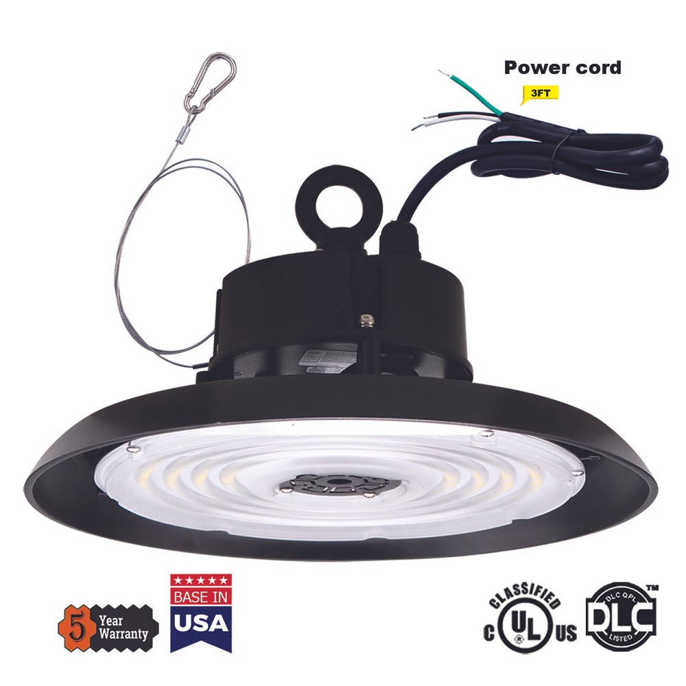 150W LED UFO High Bay Light Warehouse Commercial Industrial 5000K AC 100-277V