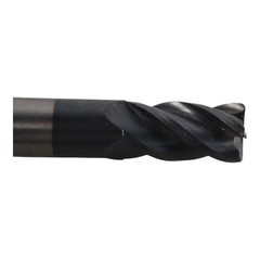 1/2” Carbide End Mill 0.500 4FL 1” LOC 3” OAL
