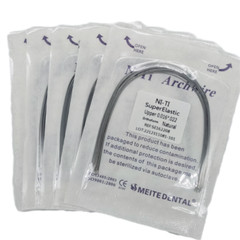 Dental Orthodontic Super Elastic Niti Round/Rectangular Arcos Arch Wires Natural