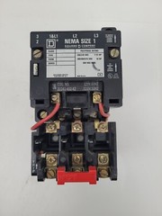 8536SCO3 Square D NEMA Size 1 Motor Starter 120V Coil – Next Day Option