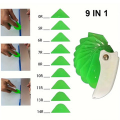1Set 9in1 Silicone Caulking Tool Sealant Spreader Tile Kit Green – NEW