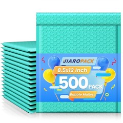 500x Bulk Bubble Mailers 8.5×12 Padded Envelopes 8.5×11 Poly Mailing Bags Teal