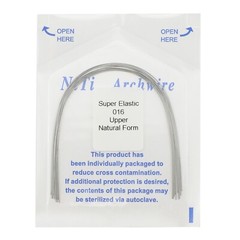 100PCS Dental Orthodontic Arch Wire Niti Natural Form Round Rectangular 16×22 14
