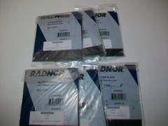 Radnor Filter Plate Shade 9 Heat Treated Glass 4-1/2 x 5 1/4″ Lot of 6 Welding