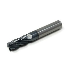 5pcs 3/8″ Solid Carbide Roughing End Mills, 4 Flute, TiAlN Coated