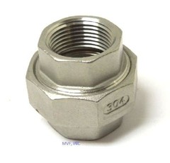 3″ 150 Threaded (NPT) Hex Union 304 Stainless Steel, Pipe Fitting SS041141304