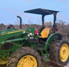 Green Metal Canopy for John Deere Tractor ROPS W/ Brackets Size 46.5″ x 58″ READ