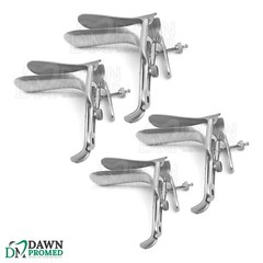 Graves Vaginal Speculum 4 Pcs Set OB/GYN Pelvic Exam Surgical Inst German Grade