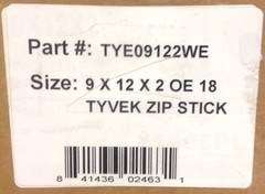 Box of 100 Tyvek 9″ x 12″ x 2″ WHITE Expansion Envelopes Mailers TYE09122WE New