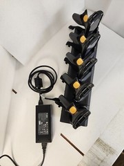 ✅LOT OF 5 Zebra TC56 2D Android Scanners +Cradle +New Cases & Handles!🔥⭐