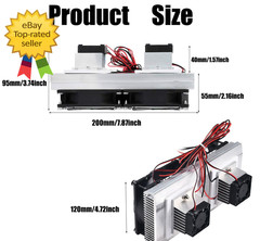 Mini Air Conditioner DC 12V DIY Thermoelectric Peltier Refrigeration Cooling Sys
