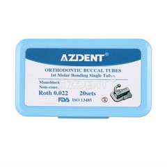 AZDENT Dental Orthodontic Buccal Tube 1st 2nd Molar Roth MBT 022/018 Bondable