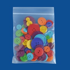 Clear Reclosable Top Seal Zip Lock Baggie Jewelry Plastic Bags 1000 Pieces 2 mil