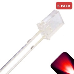 5 x 2x5x7mm Rectangle LEDs Wide Angle Red LED Square x 2 5 7 – 7x5x2 mm 2x7x5