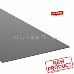 2 PACK Black Plastic Sheets High Density Polyethylene 1/8″ x 24″ L X 12″ W HDPE