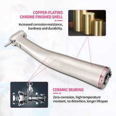 Dental Electric LED Brushless Micro Motor 1:5 Increasing Handpiece 3 Speed Range