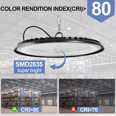 10 Pack 300W UFO LED High Bay Light Shop Industrial Commercial Factory Warehouse