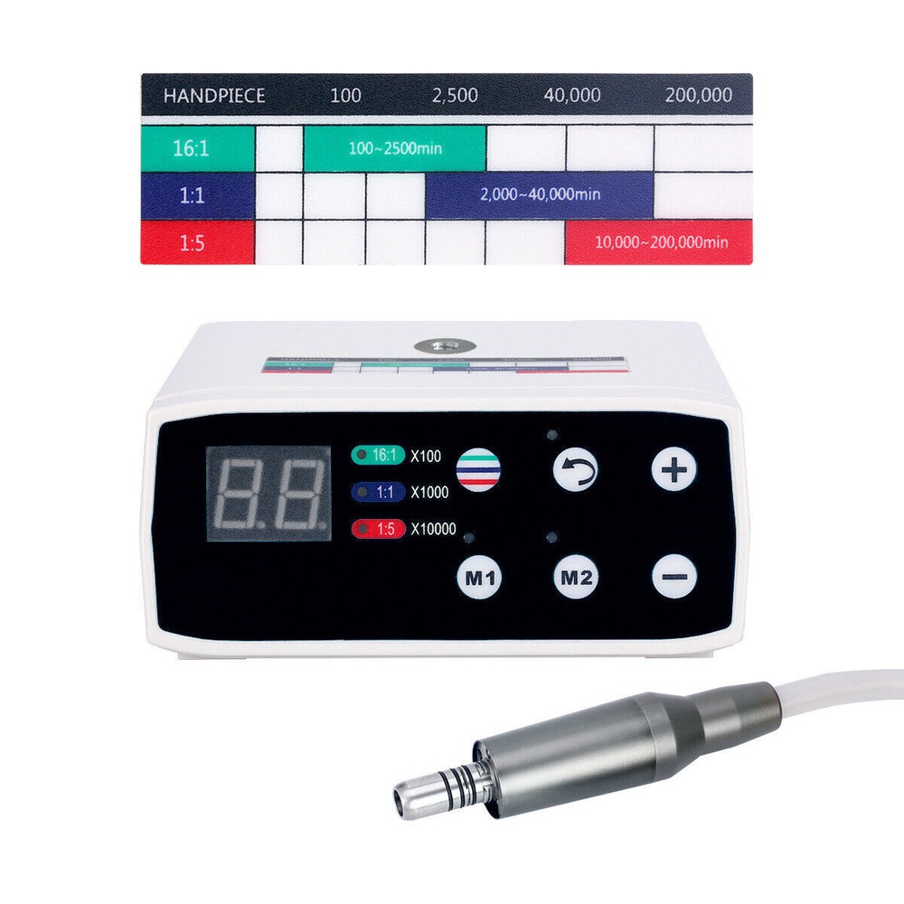 Dental Brushless LED Electric Micro Motor /1:1/1:5/1:4.2 Increasing Handpiece