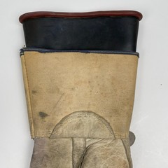 1967 CHARCO Rubber Lineman Gloves w/Allied B-11 Leather Protectors Display Only