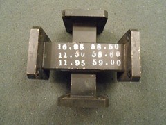 WAVEGUIDE WR75 CROSS GUIDE COUPLER 10.95-11.95, 60 DB COUPLING.