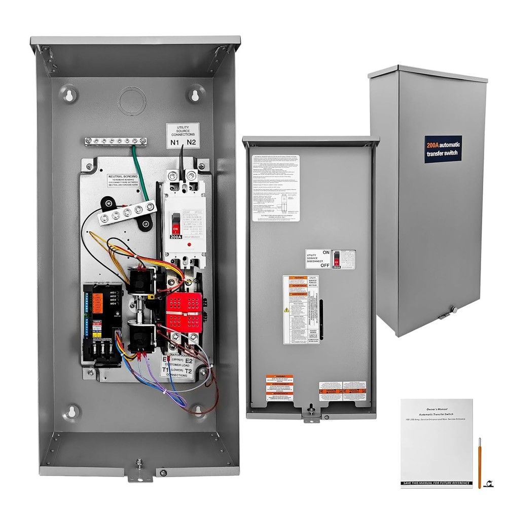 200A Single Phase ATS for Generac RXSW200A3 Replacement