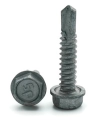 #14 Hex Washer Head TEK 3 Self Drilling Screws Strong Shield Coated – All Length