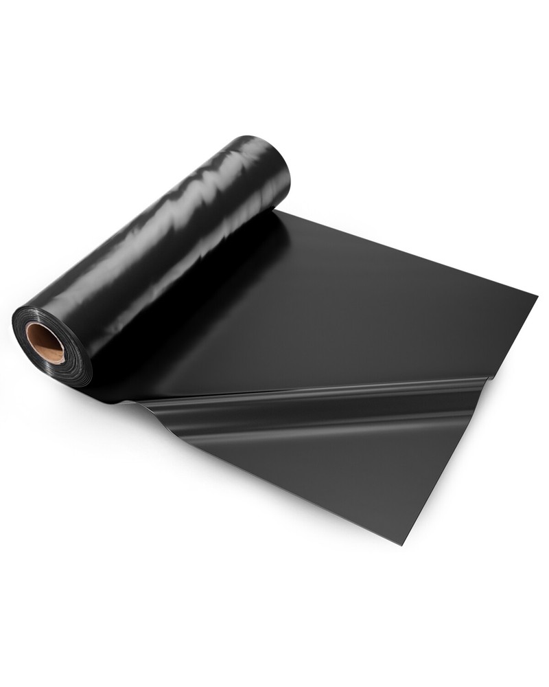 10Mil Plastic Sheeting Roll 20 x 100 FT Heavy Duty Polyethylene Black