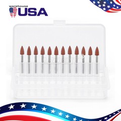 60PCS Dental Polishing Polishers Bur FG 1.6mm Mini Points Brownie Friction Grip