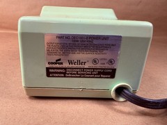 WELLER DEC1001 Electrostatic Dissipative Dual SOLDERING POWER STATION – TESTED