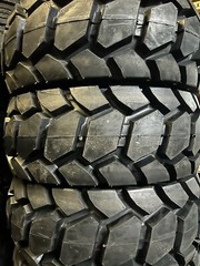 (4) 12-16.5 ROAD CREW SKS-3 14 PLY Skid Steer Loader Tire with Orange Color Rims